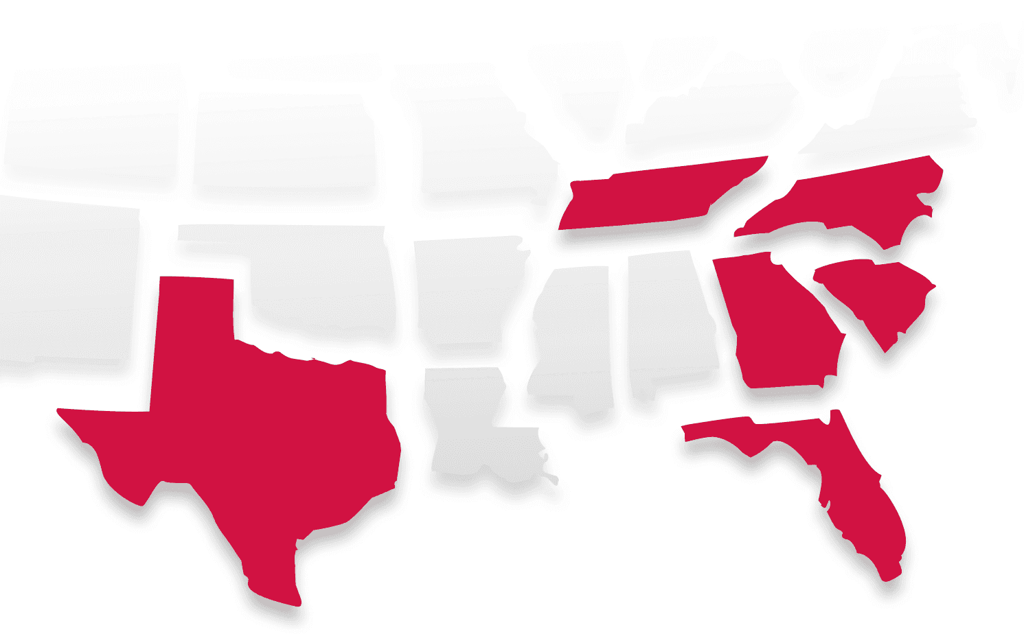 Where We Serve. markets map