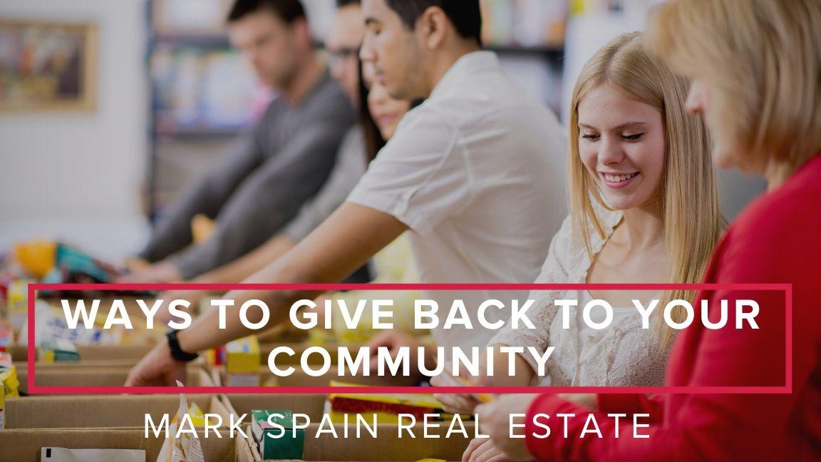 Ways To Give Back to Your Community As An Agent