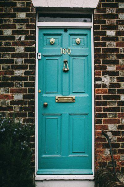 You can brighten up your home and get ready for spring just by painting your front door.
