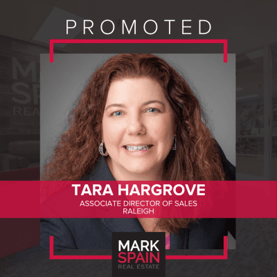 Congratulations to Tara on being prooted to Associate Director of Sales for Raleigh!