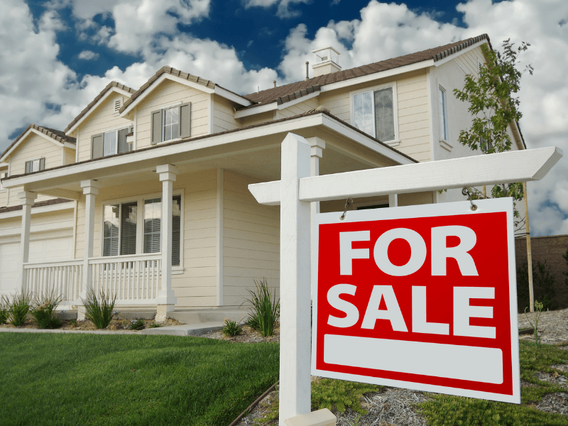 Houses sell quickly in a sellers' market